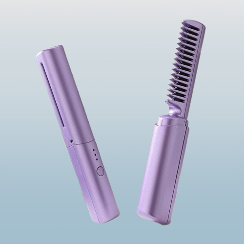 Portable Mini Hair Straightener Hot Comb
