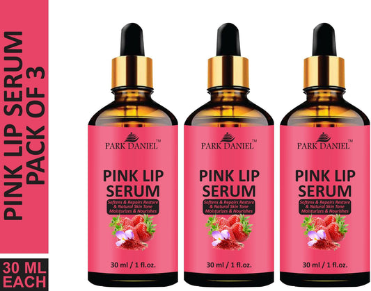 Park Daniel Pink Lip Serum Combo Pack 3 Bottle of 30 ml(90 ml)